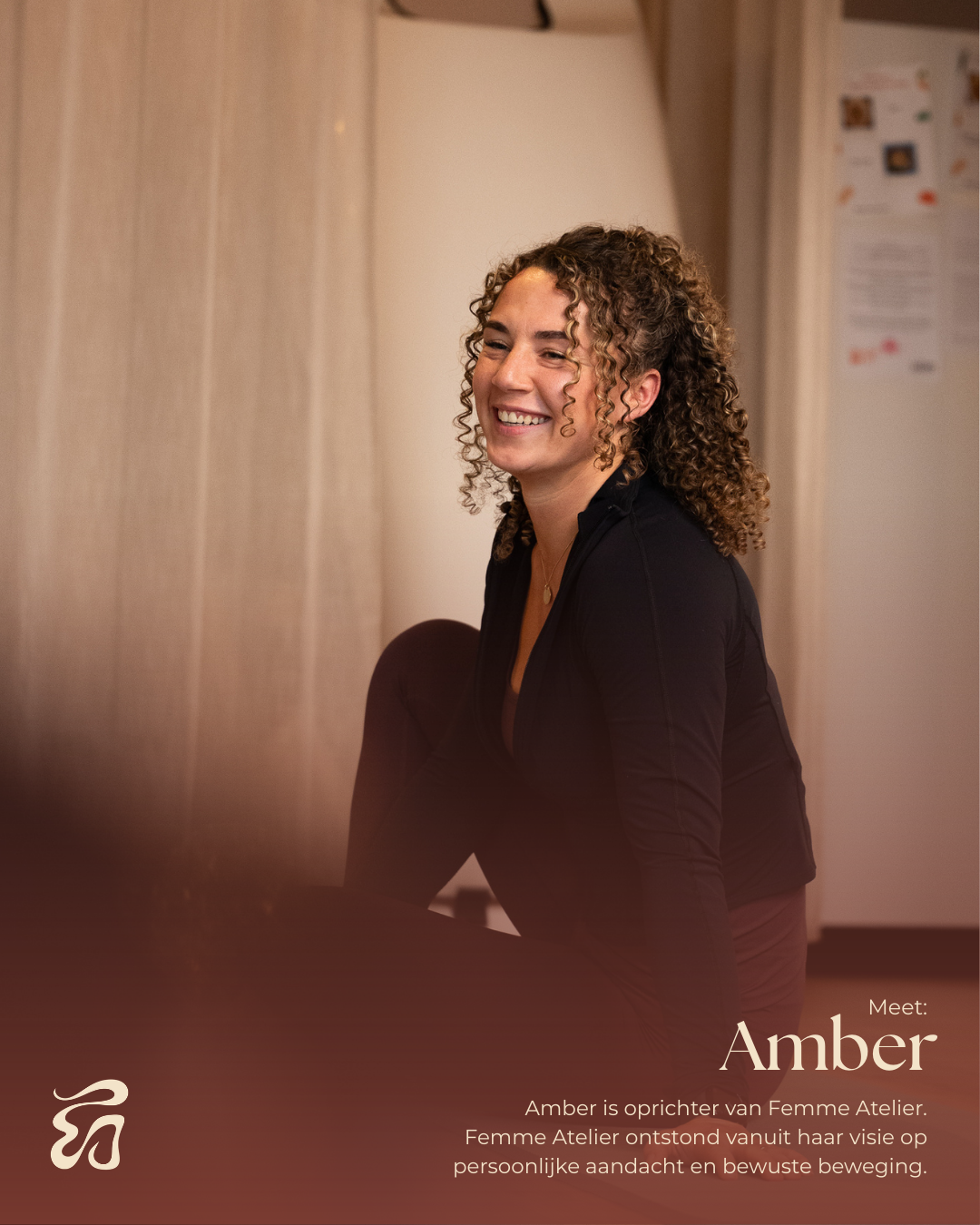 Amber, oprichtster van Femme Atelier